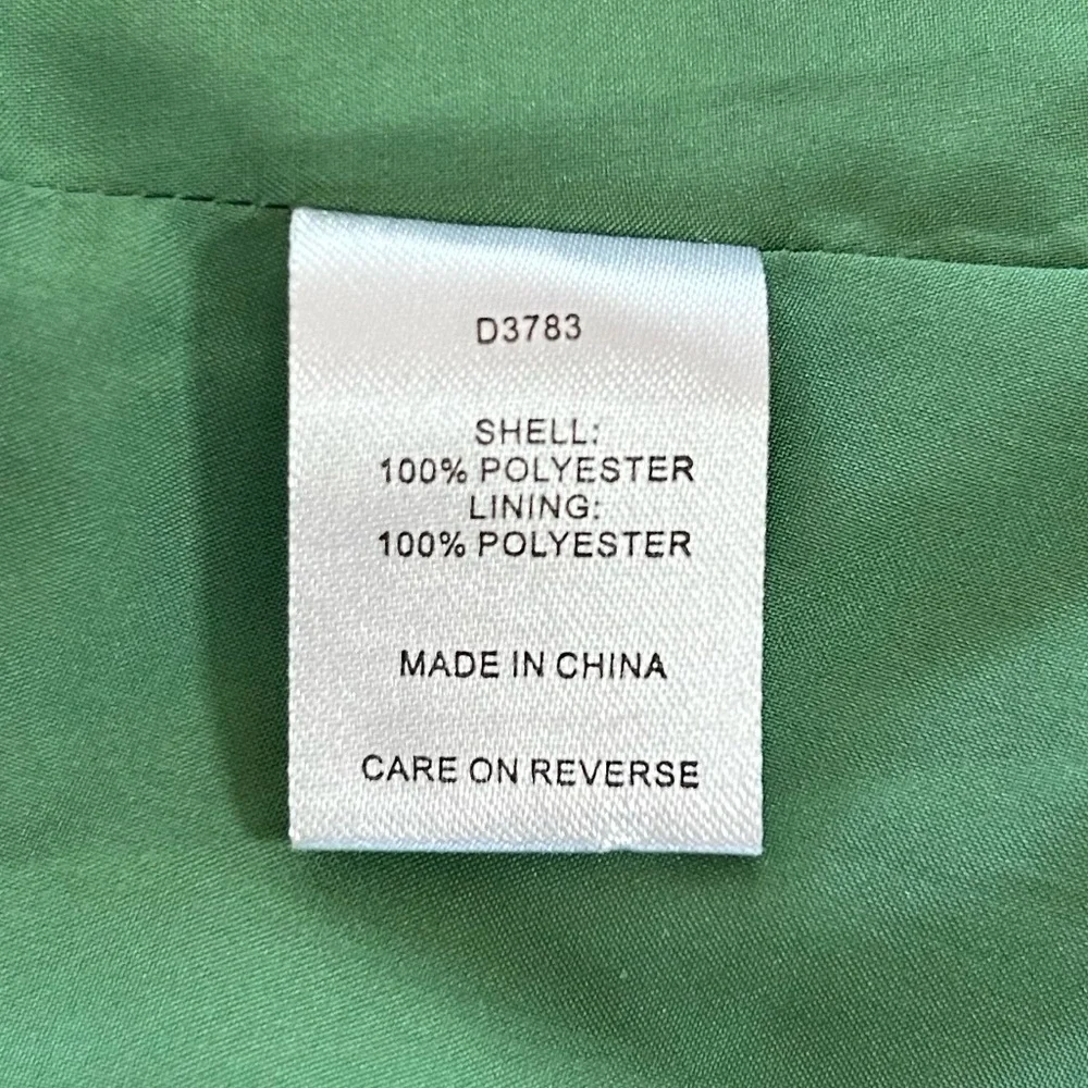 Alexia Admor | Women’s Green Long Sleeve Crewneck Chiffon Balia Mini Dress Sz 2